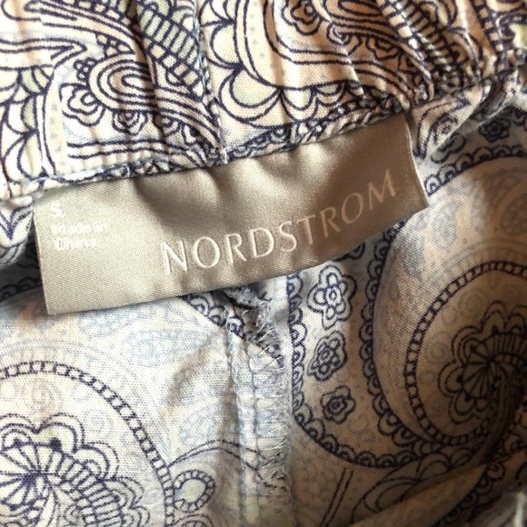 Nordstrom Blue Paisley Pajama Set - Picture 2 of 5